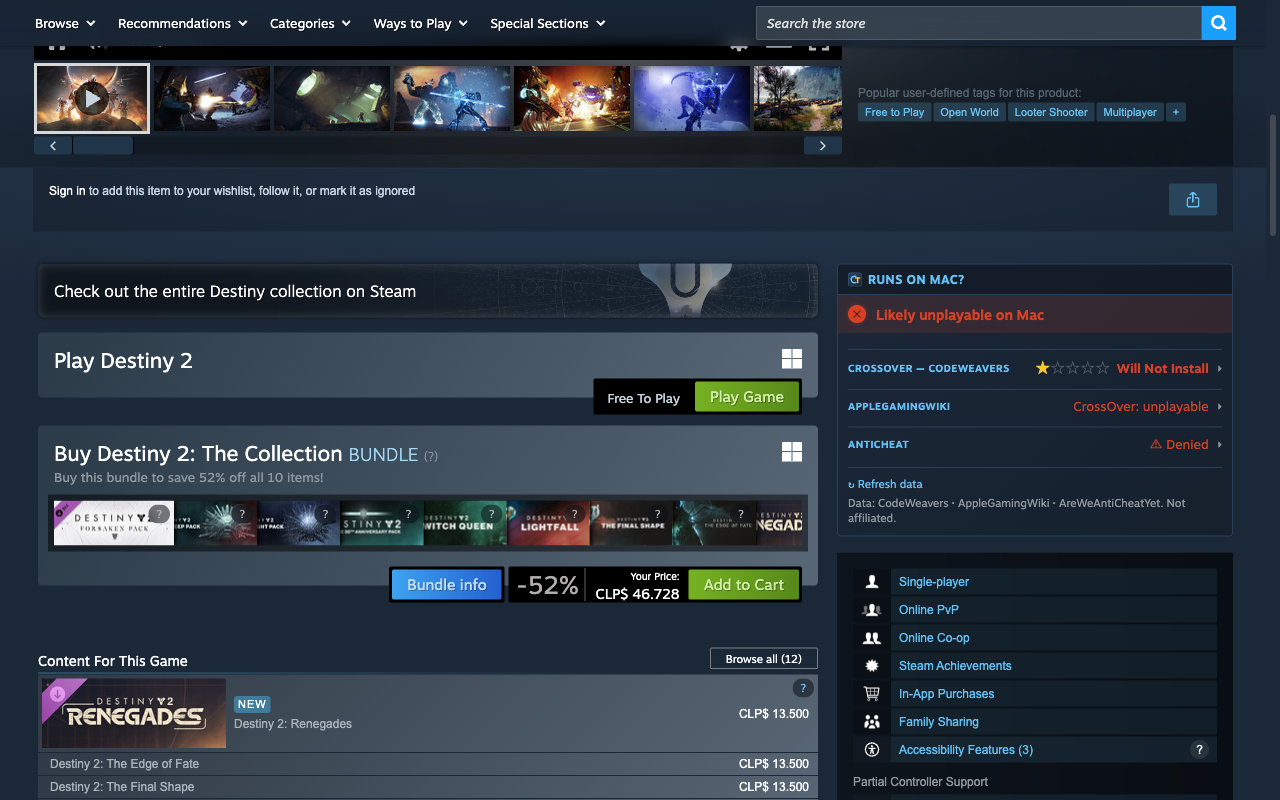 A Denied anti-cheat status forces a red verdict